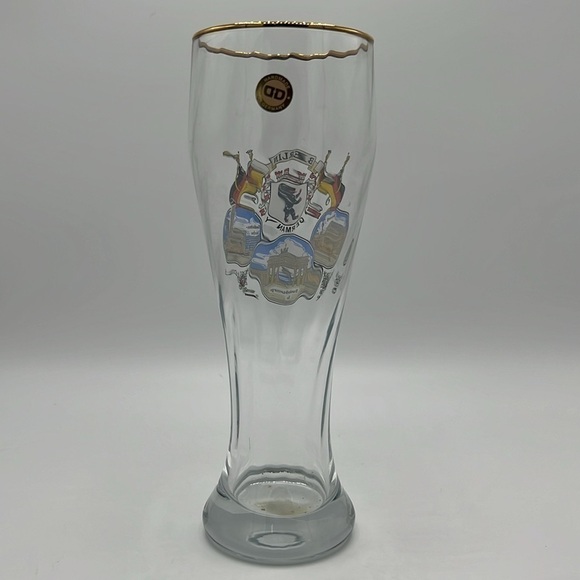 BERLIN GERMANY 9” tall BEER GLASS COLLECTIBLE - Picture 7 of 8